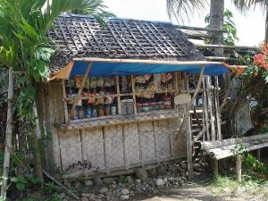 Philippines: A sari-sari store in a town in Iloilo, one of the most vulnerable areas to climate change