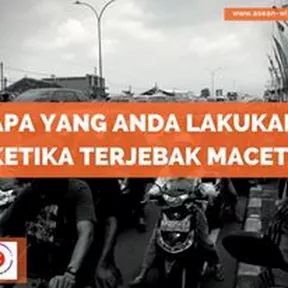 Traffic jam in Indonesia